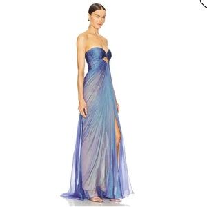 MARIA LUCIA HOHAN Quiana Gown in Lagoon